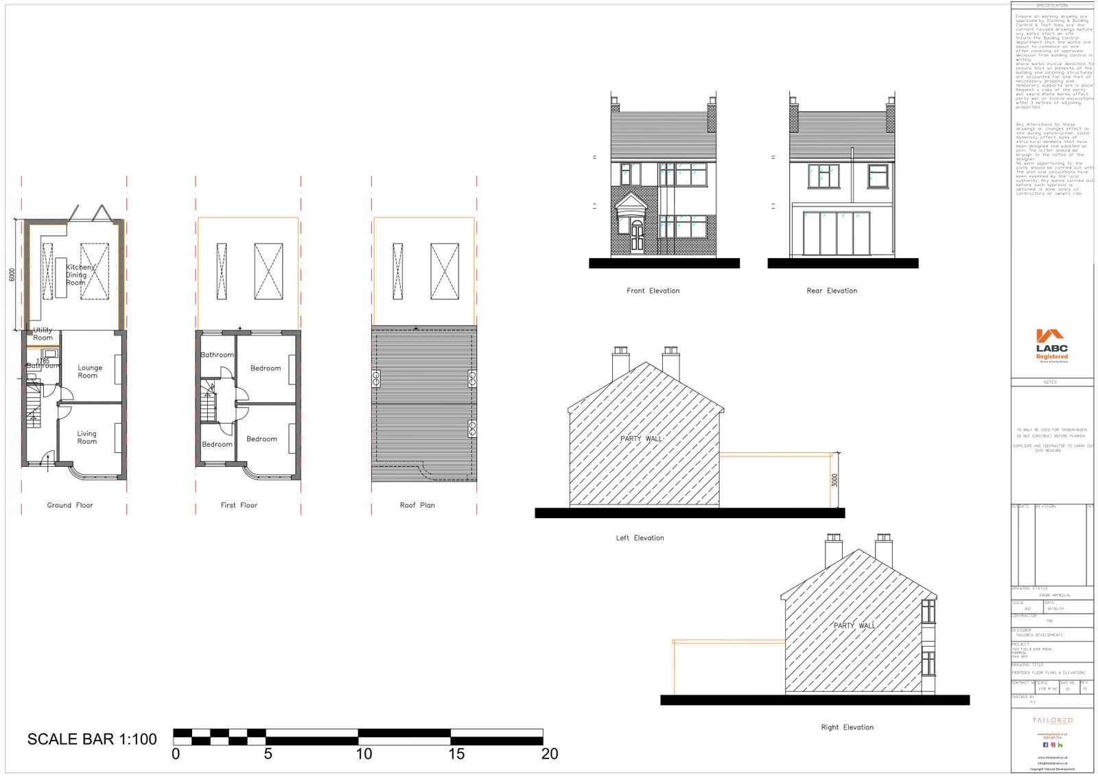Field End Road, Ruislip — detail